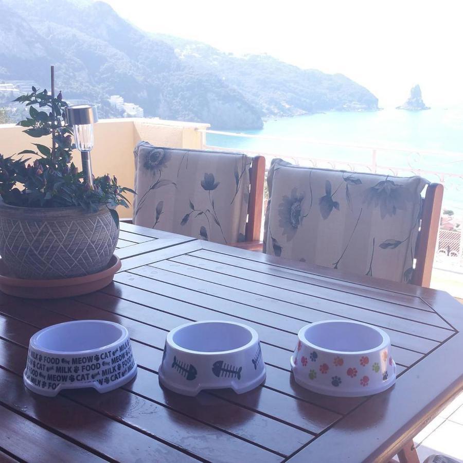 Natalia Apartment B With Panoramic Sea Views Of Agios Gordios Bay المظهر الخارجي الصورة