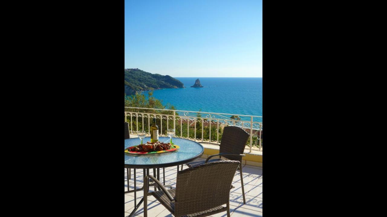 Natalia Apartment B With Panoramic Sea Views Of Agios Gordios Bay المظهر الخارجي الصورة